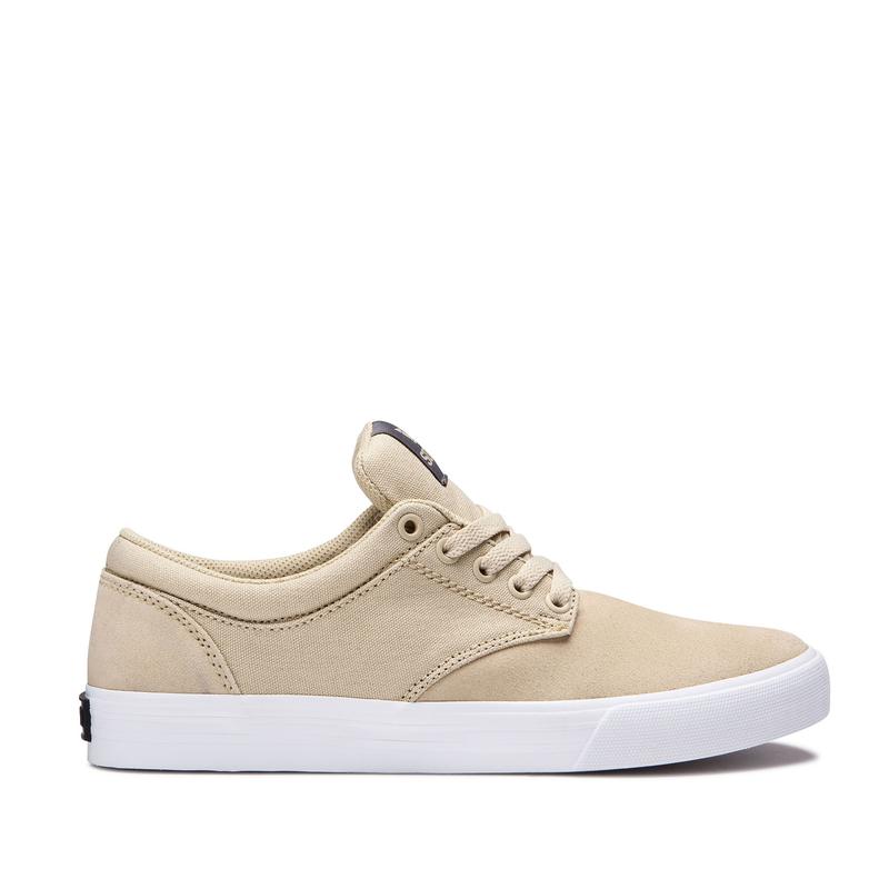 Zapatillas Bajas Supra Argentina Hombre - CHINO Beige (RVHCU-6932)